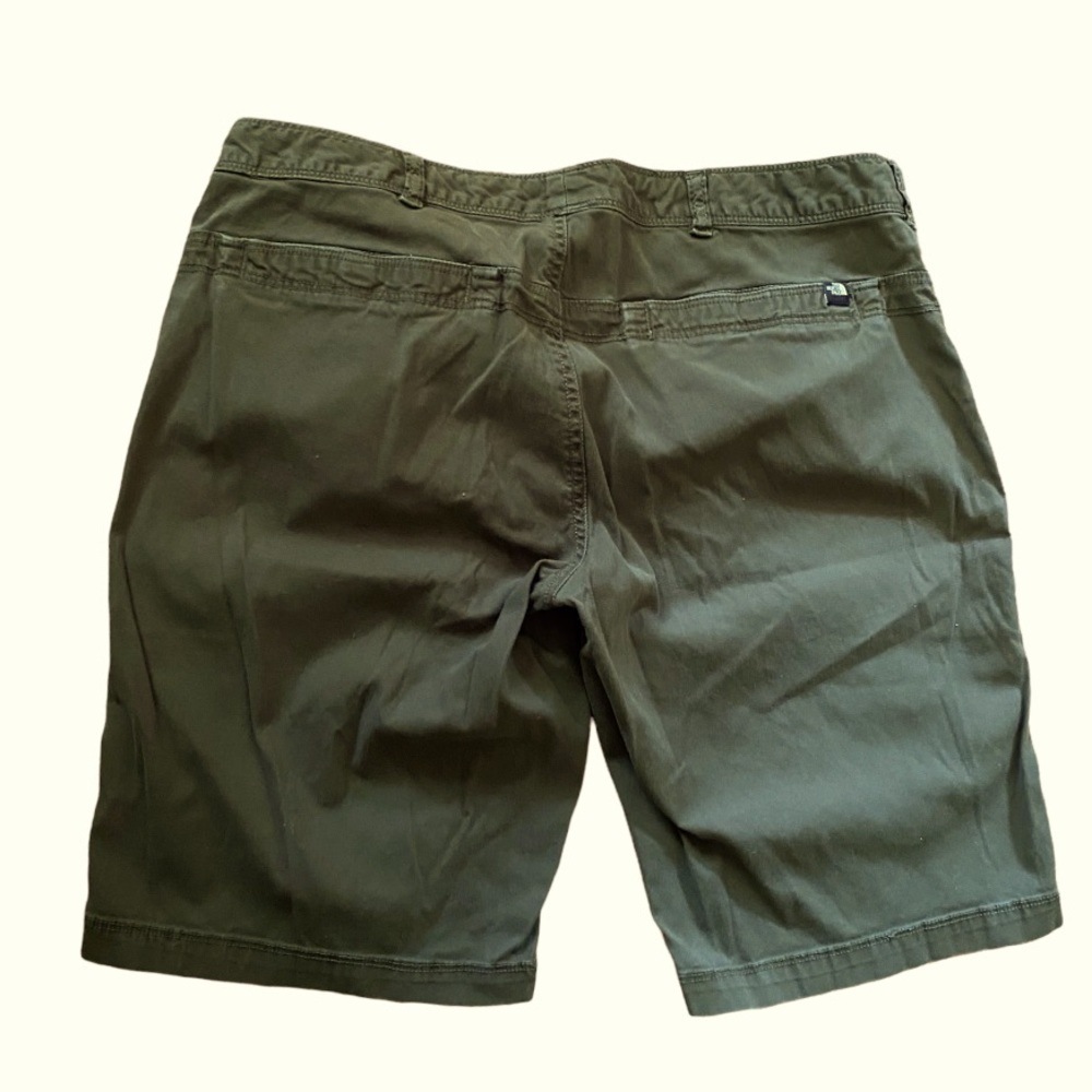 The North Face Womens Olive Green Shorts - Picture 2 of 8